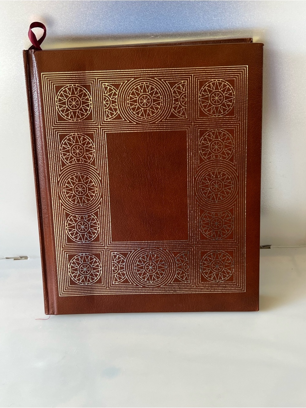 National Geographic Into The Unknown 1987 leather hardcover